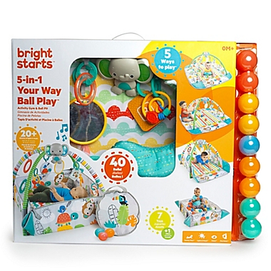 Bright Starts&trade; Your Way Ball Play Topical 5-in-1 Activity Gym and Ball Pit. View a larger version of this product image.