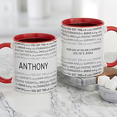 Words of Encouragement Personalized 11 oz. Coffee Mug. View a larger version of this product image.