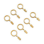 Everhome&trade; Clyde Beveled Clip Rings (Set of 7)