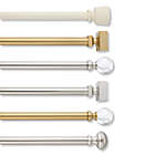 Alternate image 2 for Everhome&trade; Clyde 18 to 36-Inch Adjustable Single Curtain Rod Set in Brushed Nickel