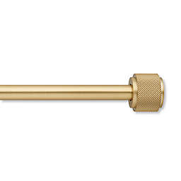 Studio 3B™ Knurled 36 to 72-Inch Adjustable Curtain Rod Set in Brushed Gold