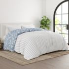 Alternate image 4 for Home Collection Country Home 3-Piece Reversible Duvet Cover Set