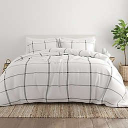 Home Collection® Grid 2-Piece Twin/Twin XL Duvet Cover Set in Grey
