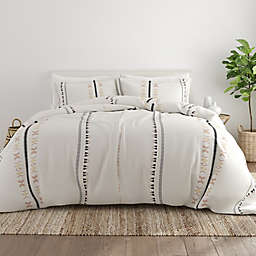 Home Collection® Geometric Lines 2-Piece Twin/Twin XL Duvet Cover Set in Clay
