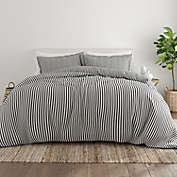 Home Collection Ribbon 3-Piece King Duvet Cover Set in Grey