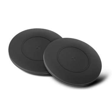 TYLT 2-Pack Shield Qi Fast Wireless Charger Pad in Black. View a larger version of this product image.