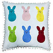 H for Happy&trade; Easter Bunny Square Throw Pillow