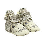 Alternate image 0 for Ro+Me by Robeez&reg; Size 0-6M Leopard Cat Snap Booties in Ivory