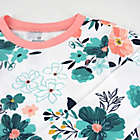 Alternate image 1 for The Honest Company&reg; Size 18M Flowers 4-Piece Short and Long Pajama Set in Coral