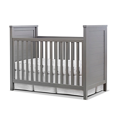 Sorelle Farmhouse Classic Convertible Crib in Weathered Grey. View a larger version of this product image.