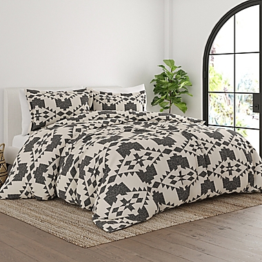 Home Collection Adobe Diamond 2-Piece Reversible Twin/Twin XL Duvet Cover Set in Grey. View a larger version of this product image.