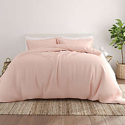 Home Collection IEH 2-Piece Twin/Twin XL Duvet Cover Set in Blush