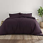 Alternate image 0 for Solid 3-Piece Full/Queen Duvet Cover Set in Purple