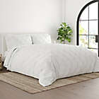 Alternate image 1 for Home Collection Pinch Pleat 3-Piece King/California King Duvet Cover Set in White
