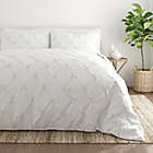 Alternate image 3 for Home Collection Pinch Pleat 3-Piece King/California King Duvet Cover Set in White