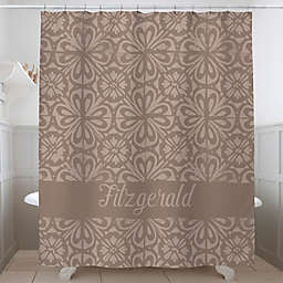 Stamped Pattern 70-Inch x 72-Inch Personalized Shower Curtain
