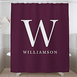 Chic Monogram 70-Inch x 72-Inch Personalized Shower Curtain
