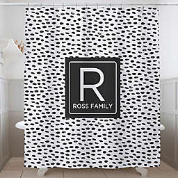 Modern Spots 70-Inch x 72-Inch Personalized Shower Curtain