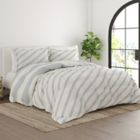 Alternate image 3 for Home Collection Distressed Stripe 3-Piece Reversible Comforter Set