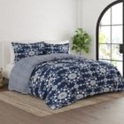 Alternate image 2 for Home Collection Daisy Medallion 3-Piece Reversible Comforter Set
