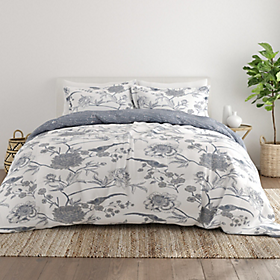 Bethany Floral Luxury Duvet Covers Quilt Cover Reversible Bedding Sets All Sizes 