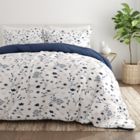 Alternate image 2 for Home Collection&reg; Forget Me Not 3-Piece Reversible Full/Queen Comforter Set in Navy