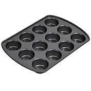 Wilton&reg; Perfect Results Nonstick 12-Cup Muffin Pan in Grey