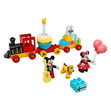 LEGO&reg; DUPLO&reg; Disney&trade; 22-Piece Mickey &amp; Minnie Birthday Train Playset. View a larger version of this product image.