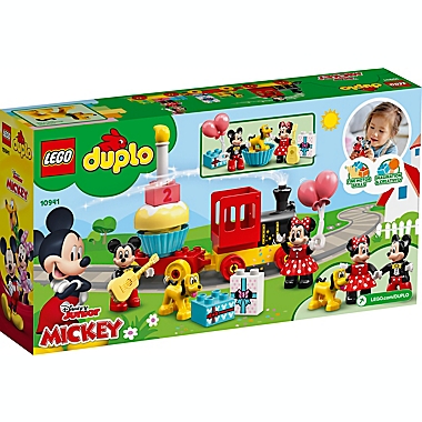 LEGO&reg; DUPLO&reg; Disney&trade; 22-Piece Mickey &amp; Minnie Birthday Train Playset. View a larger version of this product image.