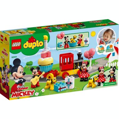 LEGO&reg; DUPLO&reg; Disney&trade; 22-Piece Mickey &amp; Minnie Birthday Train Playset. View a larger version of this product image.