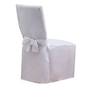 Dining Room Chair Cover in White