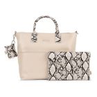Alternate image 1 for Ju-Ju-Be&reg; Beyond Chic Diaper Tote in Snake/Taupe