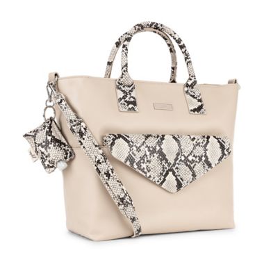 Ju-Ju-Be&reg; Beyond Chic Diaper Tote in Snake/Taupe. View a larger version of this product image.
