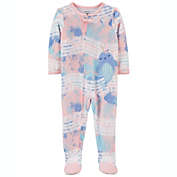 carter&#39;s&reg; Size 24M Narwhal Loose-Fit Footed Pajama in Blue/Multi