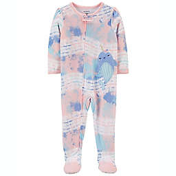 carter's® Narwhal Loose-Fit Footed Pajama in Blue/Multi