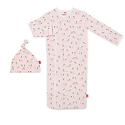 Magnetic Me® by Magnificent Baby Newborn-3M Baa Baa Baby Gown Set in Pink