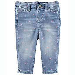 OshKosh B'gosh® Heart Print Denim Jeans