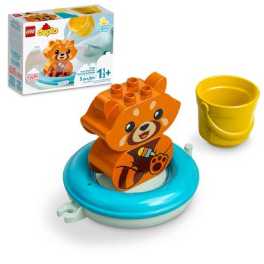 LEGO&reg; DUPLO&reg; 5-Piece Bath Time Fun: Floating Red Panda Playset. View a larger version of this product image.