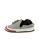 Alternate image 1 for Robeez&reg; Soft Soles&trade; Size 6-12M Dinosaur Dan Crib Shoe in Grey