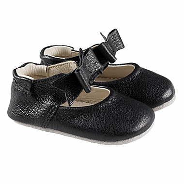 Robeez&reg; Size 9-12M Sofia Dress Shoe in Black. View a larger version of this product image.