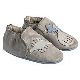 Robeez® Size 18-24M Ramsey Dinosaur Shoe in Grey