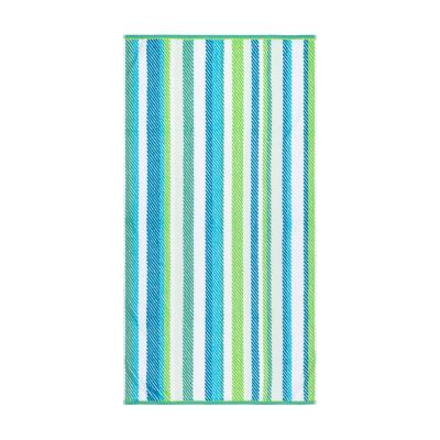 H for Happy&trade; Jacquard Beach Towel in Cool Stripe