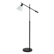 Bee & Willow&trade; Montclair Glass Floor Lamp in Black