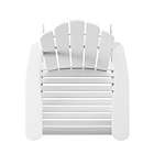 Alternate image 6 for Adirondack Outdoor Chair in White