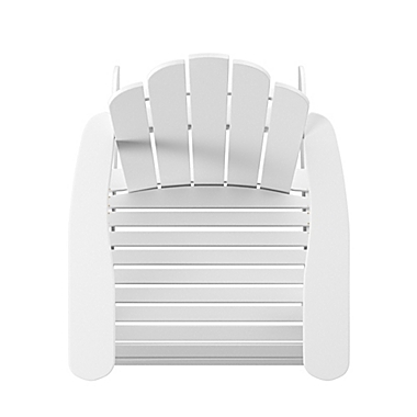 Adirondack Outdoor Chair in White. View a larger version of this product image.