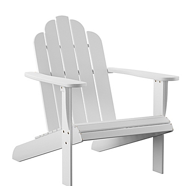 Adirondack Outdoor Chair in White. View a larger version of this product image.