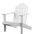 Alternate image 8 for Adirondack Outdoor Chair in White