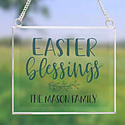 Easter Blessings Personalized Glass Suncatcher