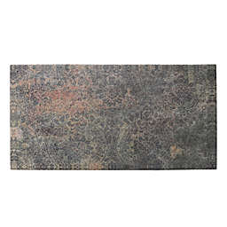 J&V Textiles™ 20-Inch x 39-Inch Medallion Anti-Fatigue Kitchen Mat in Brown