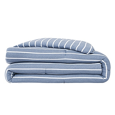 Simply Essential&trade; Jersey Twin/Twin XL Comforter in Blue. View a larger version of this product image.